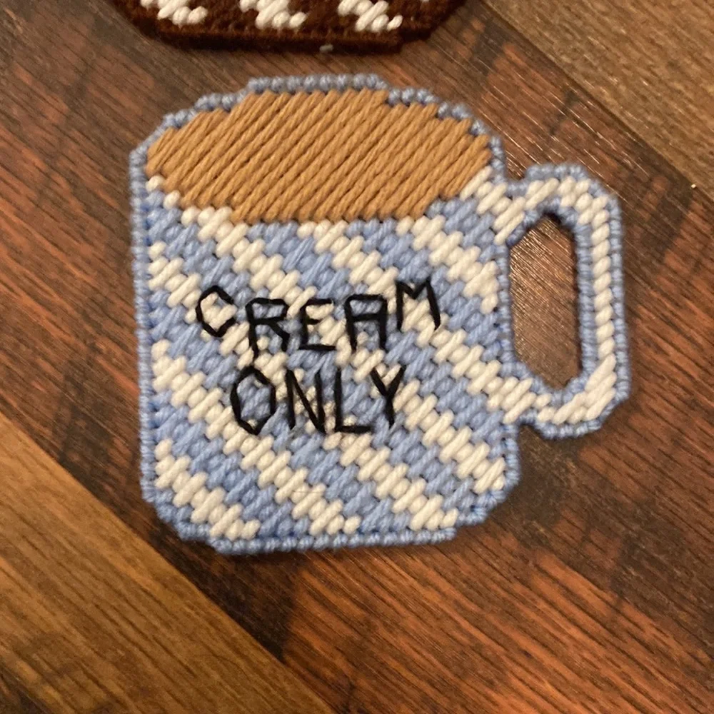Handmade Coffee coasters and holder